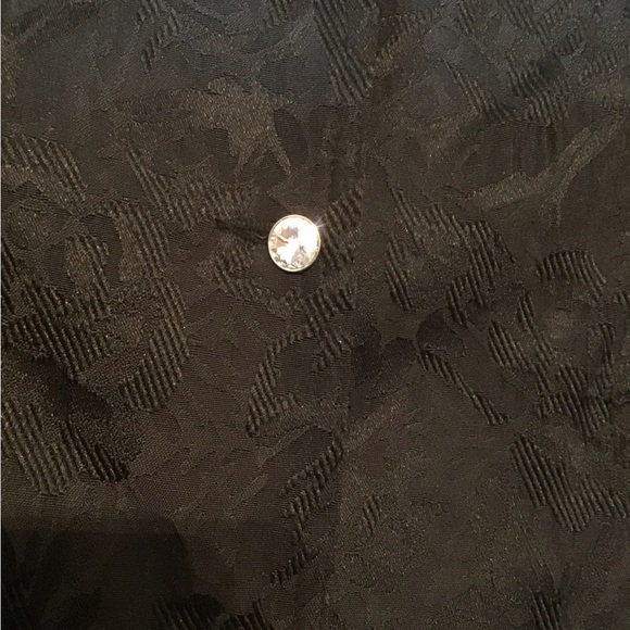 Christine Alexander black jacket embellished large, L, warm, real - Picture 3 of 6